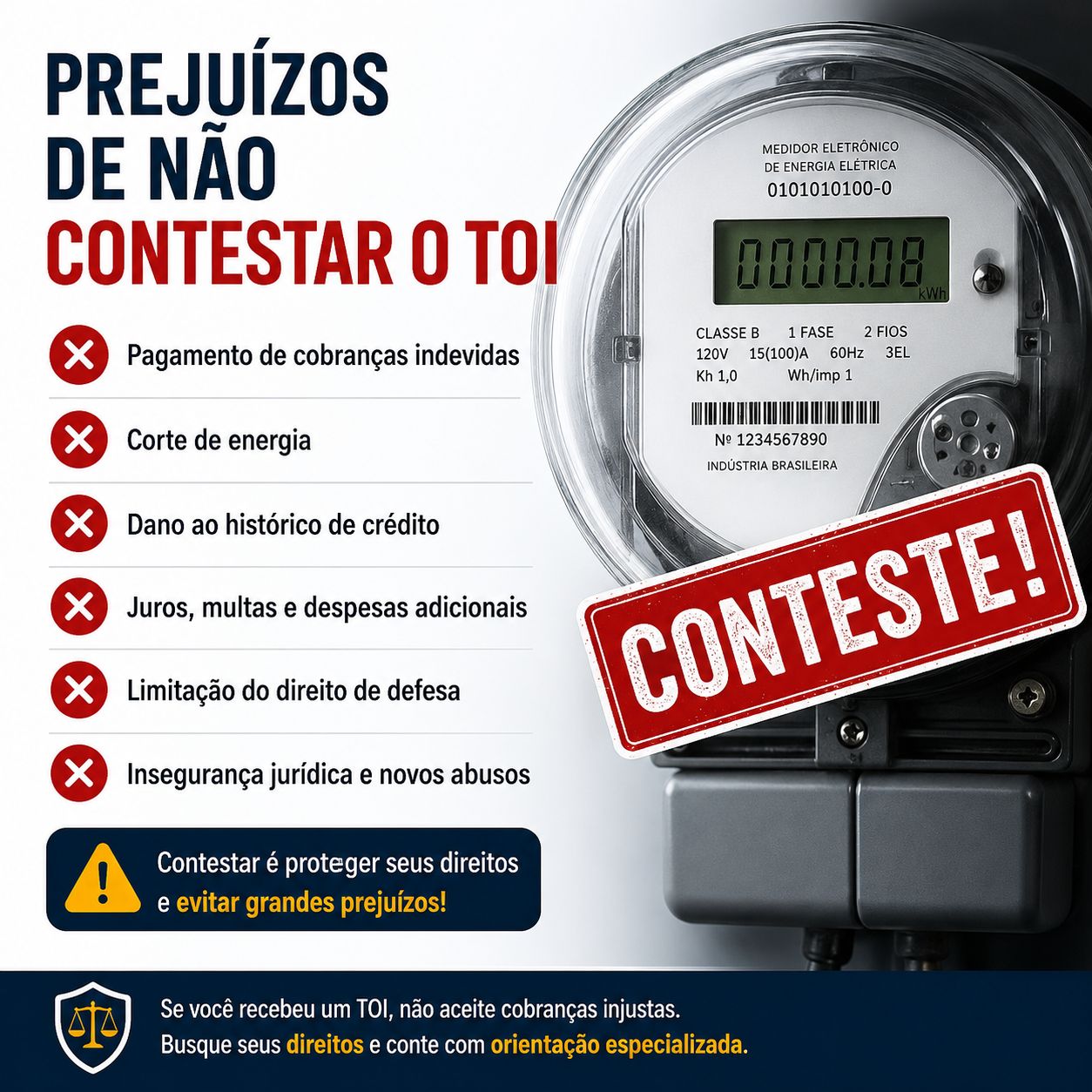 Recebeu um TOI na conta de Luz? Saiba como contestar Cobranças indevidas e Defender seus Direitos - imagem 2