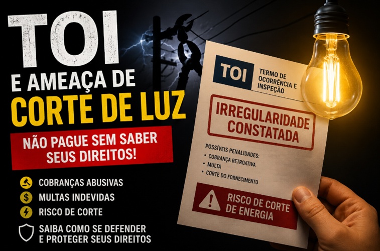 TOI e Ameaça de Corte de Luz: Guia Completo Para Se Defender