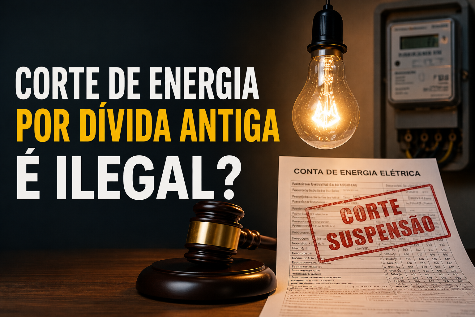 Corte de Energia por Dívida Antiga é Ilegal? Saiba Como Impedir a Suspensão e Garantir Seus Direitos